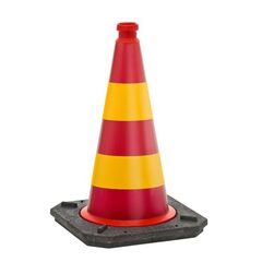  WEMAS Leitkegel Leitkegel zweiteilig Z500-TL 2,9 kg rot RA1 gelb/rot 12451698